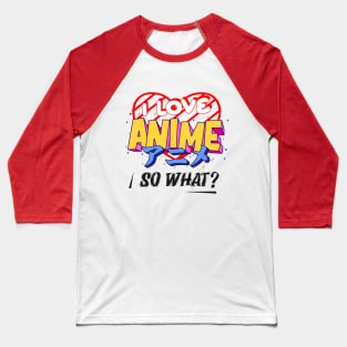 Love Anime Baseball T-Shirt